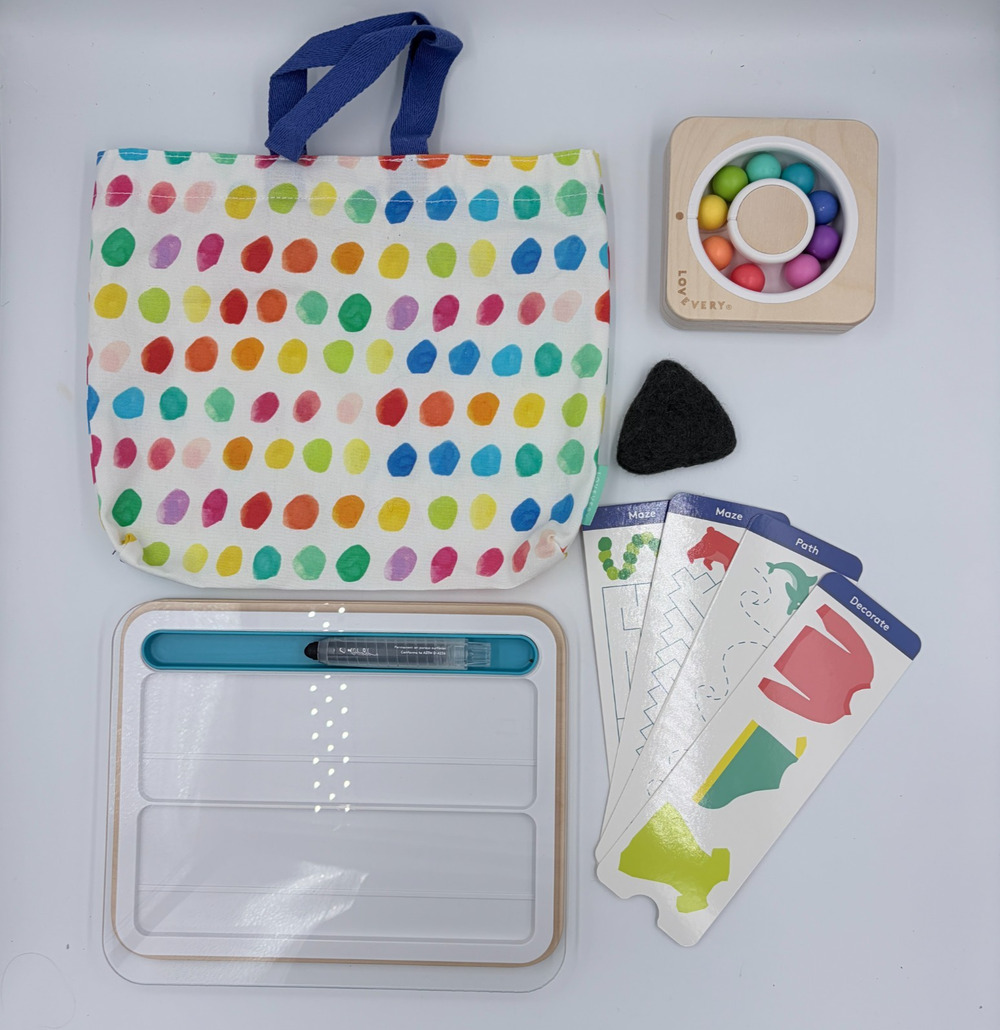 Lovevery Calming Circle & Draw Trace Erase Toy Montessori The Persister Play Kit